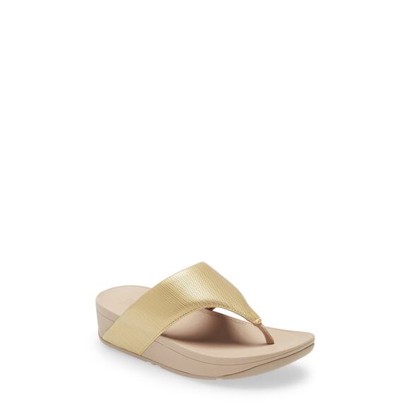 NWT FitFlop Women's Olive Textured Glitz Sandals, Size 6 - Picture 1 of 1